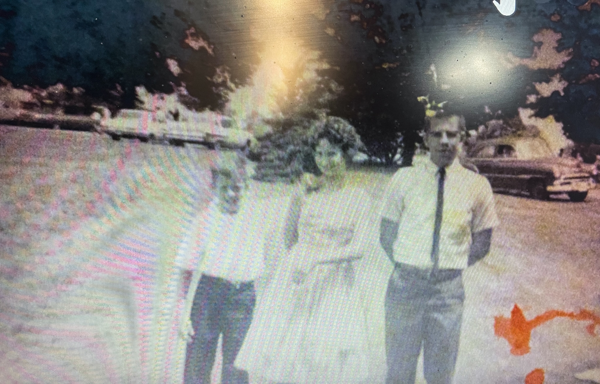 Picture of parents with their child outside