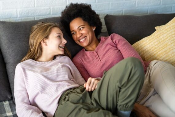 Debunking foster care myths, an unmarried woman is able to care for a teenage girl in foster care.