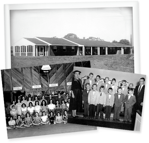 Vintage pictures of school children.